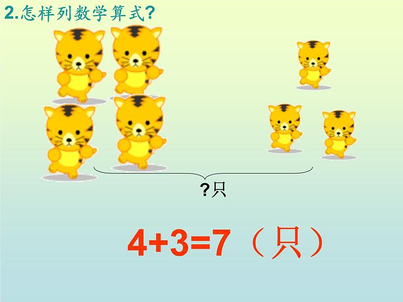 人教版一年级数学上册 5.4 连加 连减(1)课件第2页