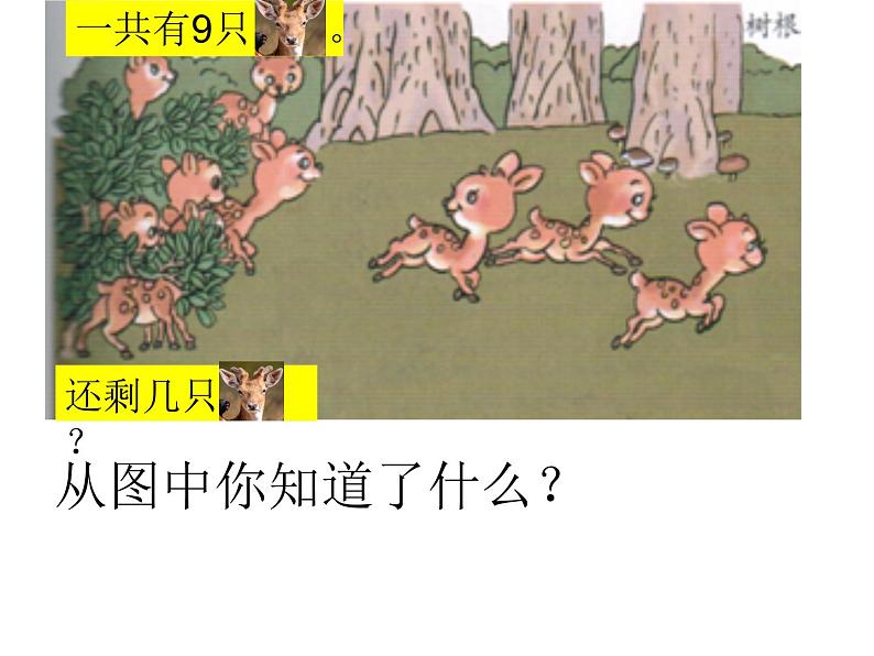 人教版一年级数学上册 5.2 8、9解决问题课件第5页