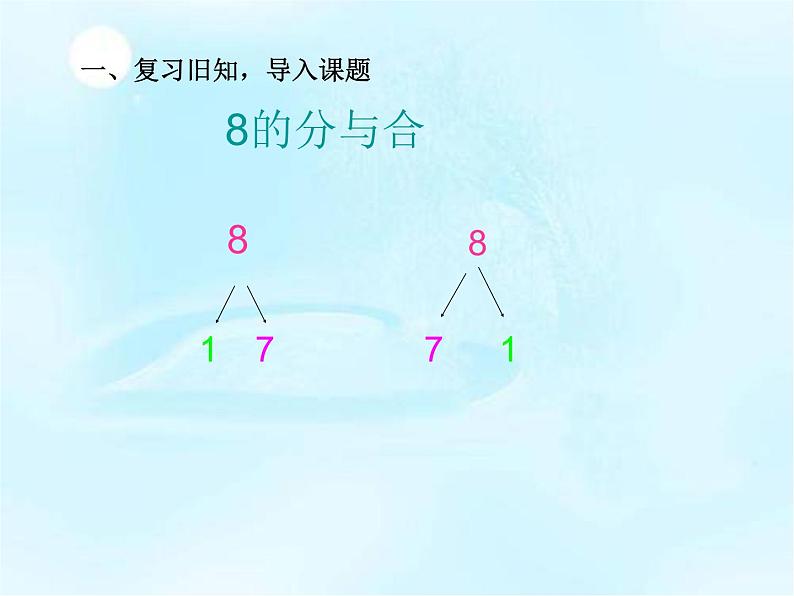 人教版一年级数学上册 得数是8的加法(1)课件第3页