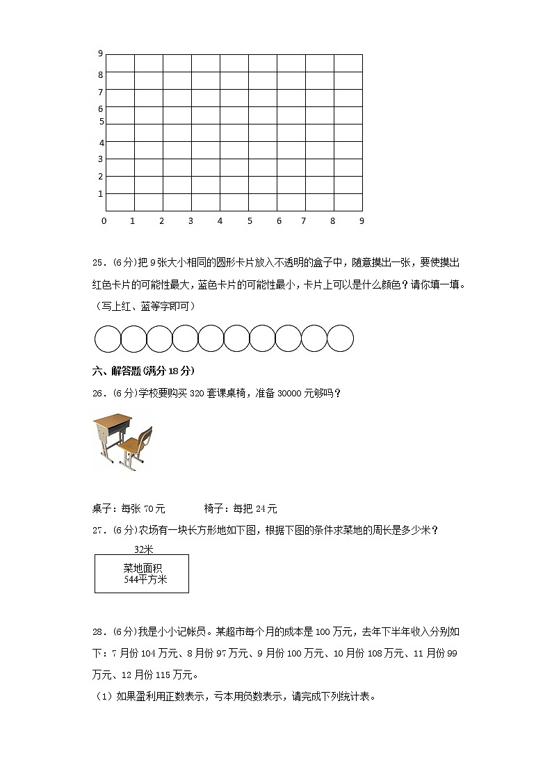 北师大版小学数学四年级上册期末常考易错题专项特训卷3(word版,含答案)第3页