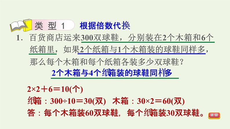 四年级数学上册提分专项第12招用代换思想解决问题课件苏教版第6页