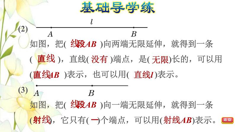 四年级数学上册3角的度量3.1线段直线和射线的认识习题课件新人教版06