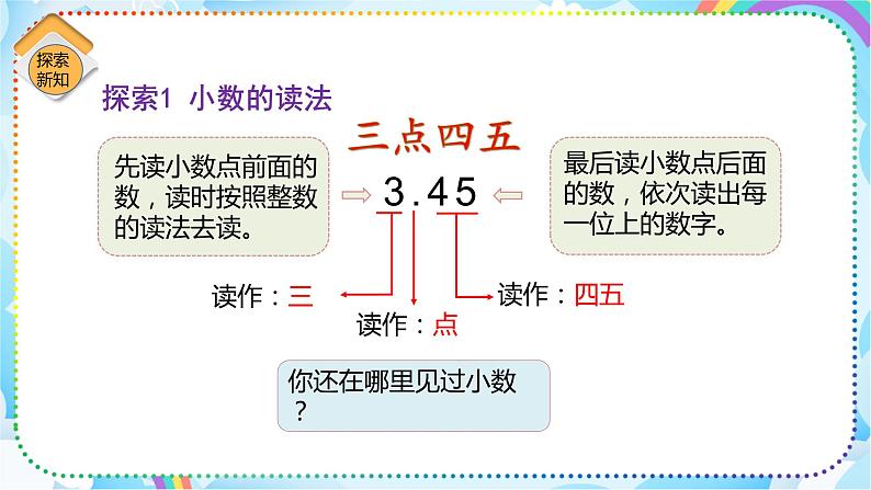 人教版小学数学三年级下册7.1《小数的认识》课件+练习06