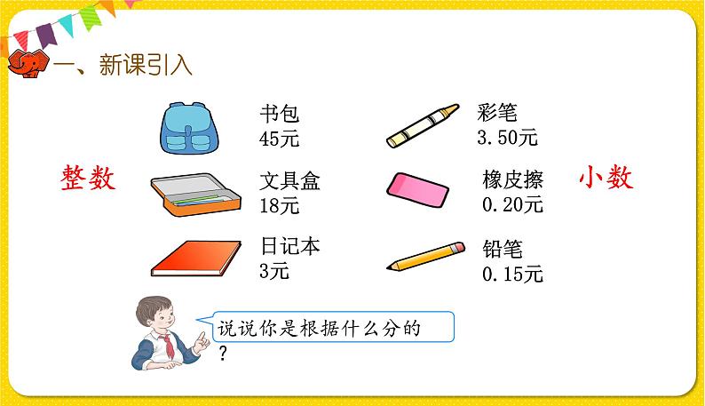 人教版三年级下册数学第七单元——第1课时 认识小数课件PPT第3页