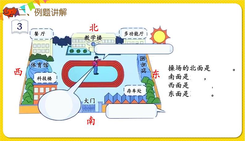 人教版三年级下册数学第一单元——第4课时 认识东南、东北、西南、西北课件PPT第4页