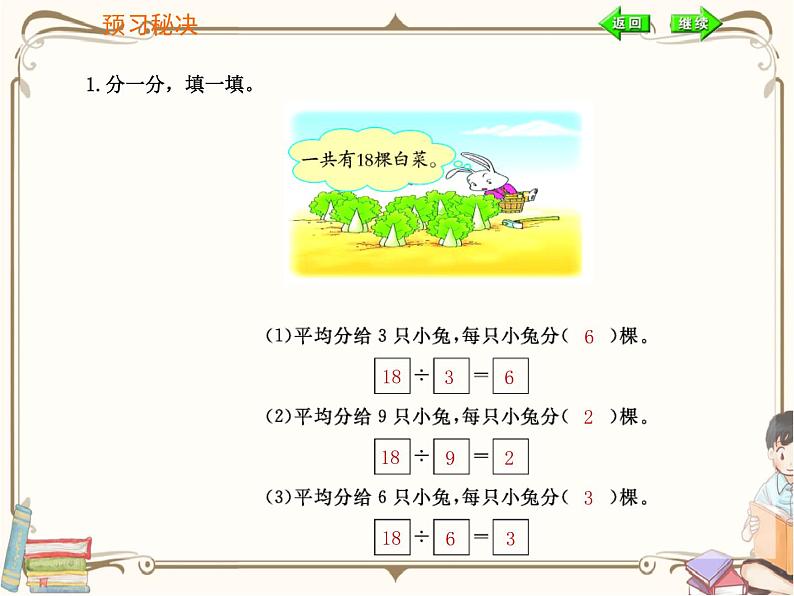 人教版数学二年级下册 第二单元教学课件:第3课时 用2--6的乘法口诀求商第2页