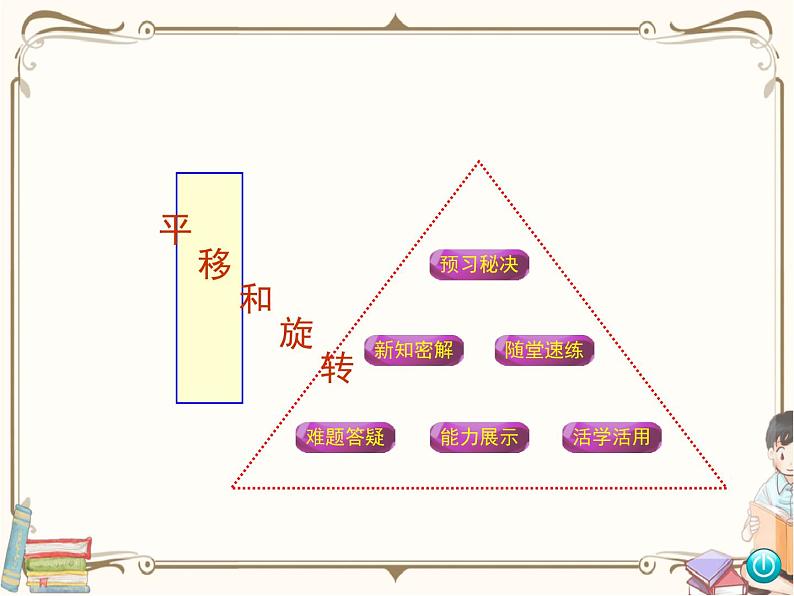 人教版数学二年级下册 第三单元教学课件:第2课时 平移和旋转第1页
