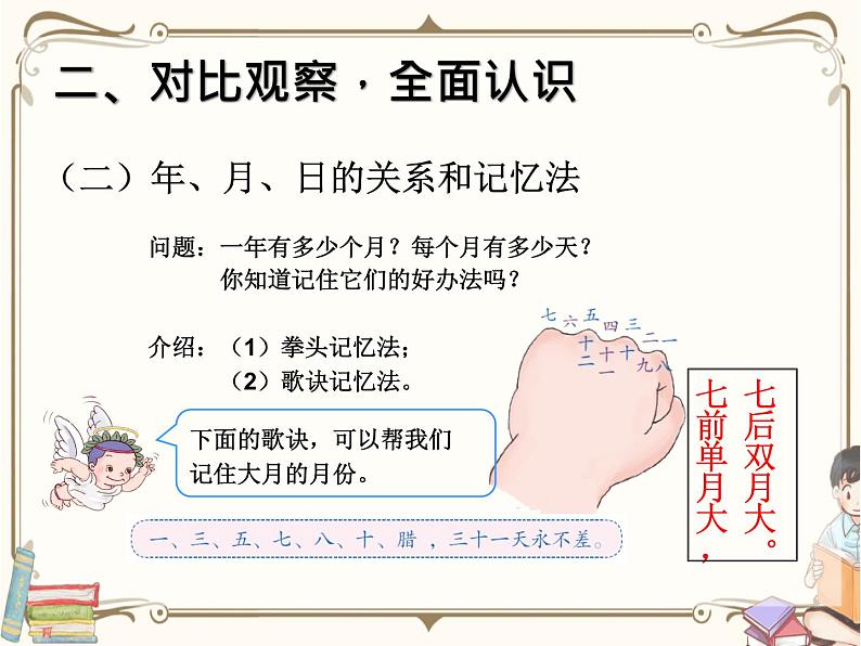 人教版数学三年级下册 第六单元教学课件:第1课时 年、月、日(例1)第6页