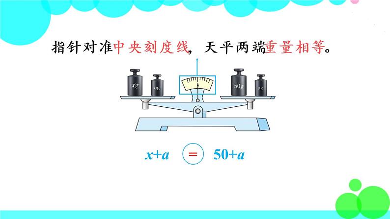 苏教数学五年级下册 一 简易方程 第2课时 等式的性质(1) PPT课件第8页