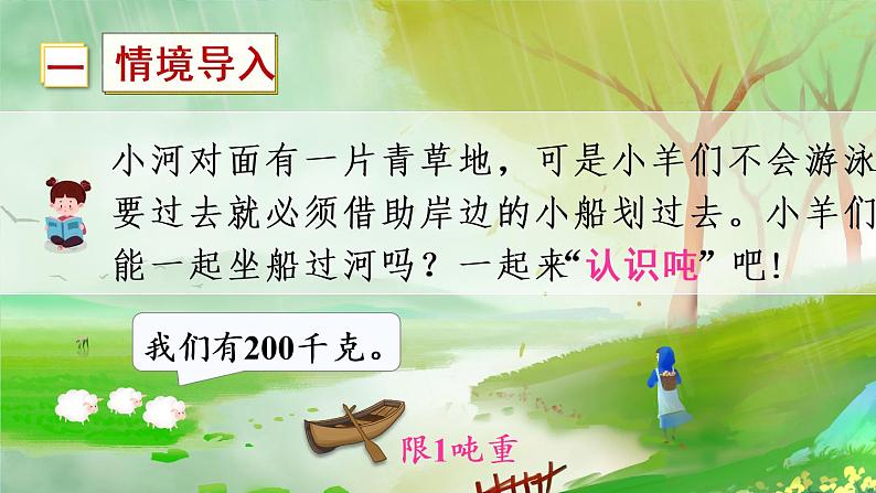 苏教数学三年级下册 二 千米和吨 第2课时 认识吨 PPT课件第2页