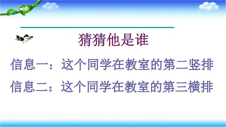 人教版数学五年级上册《位置——用数对确定位置》课件第2页