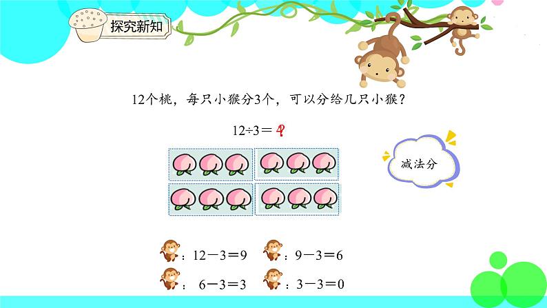 人教版数学2年级下册 2.5 用2~6的乘法口诀求商(1) PPT课件06