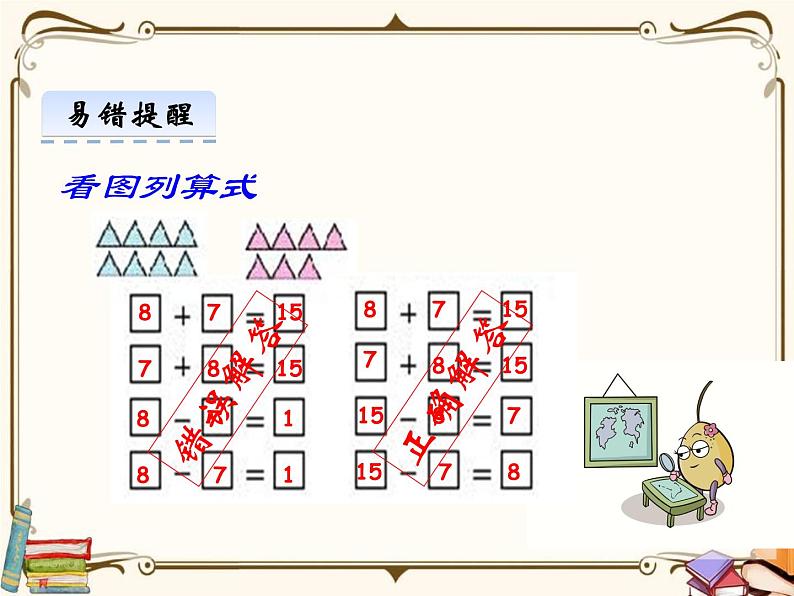 苏教版数学 一年级下册PPT课件: 1.3 十几减6、5、4、3、2第8页
