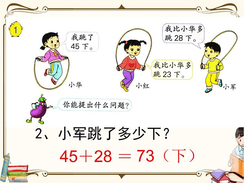 苏教版数学 二年级下册课件PPT:6.1 两位数的加法和减法第6页
