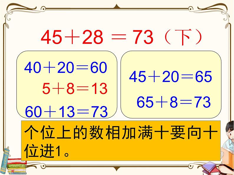 苏教版数学 二年级下册课件PPT:6.1 两位数的加法和减法第7页