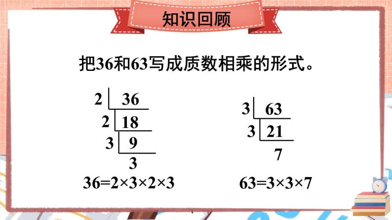 西师大版五下数学1.4《公因数、公倍数》第一课时 公因数和最大公因数课件PPT02