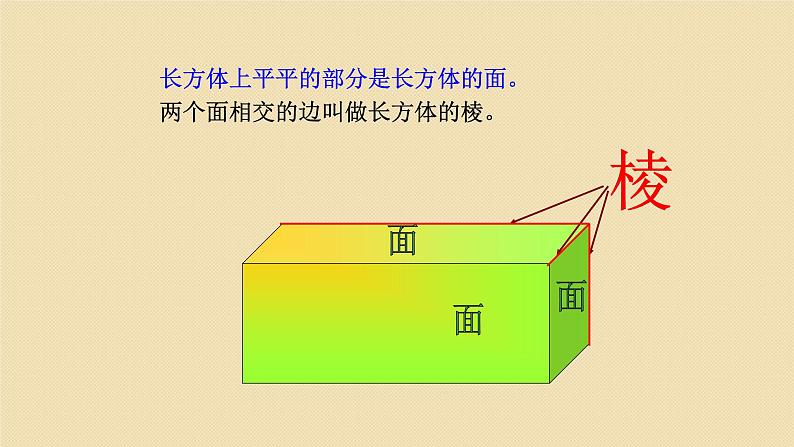 人教版五年级数学下册 3.1.1 长方体的认识(1)课件PPT06