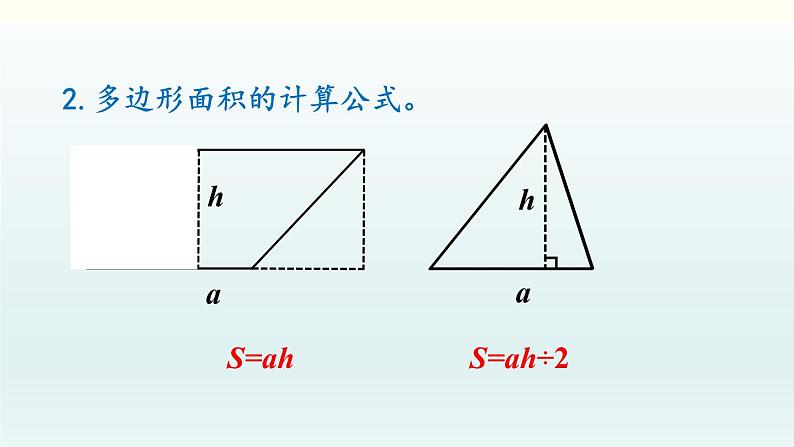 北师五年级上册 总复习4 多边形与组合图形的面积课件PPT03