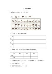 数学二年级下册1 数据收集整理精品同步测试题