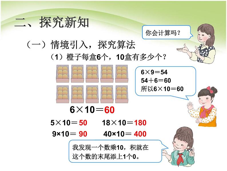 人教版数学三年级下册-04两位数乘两位数-01口算乘法-课件04第3页