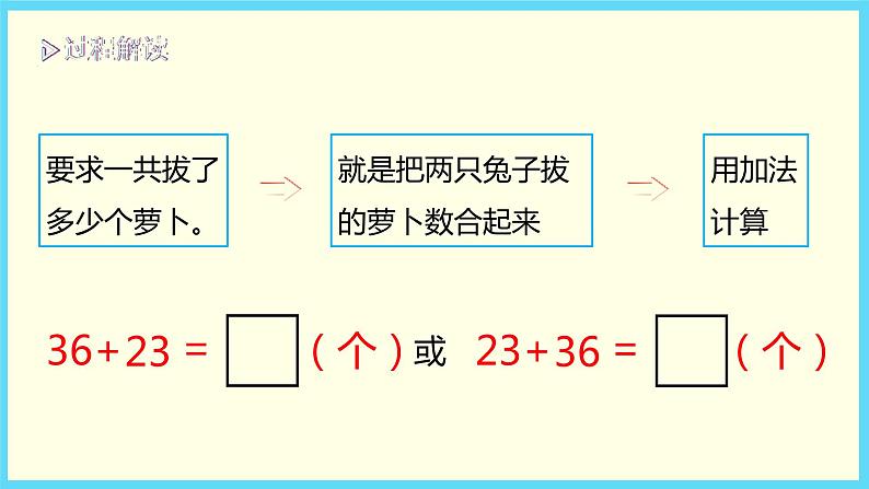 北师大版数学一下5.4 拔萝卜ppt课件(送教案+练习)03