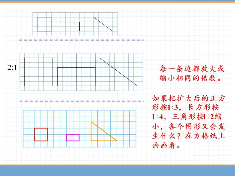 人教版数学六年级下第四单元比例的应用 第4课时  图形的放大与缩小课件PPT06