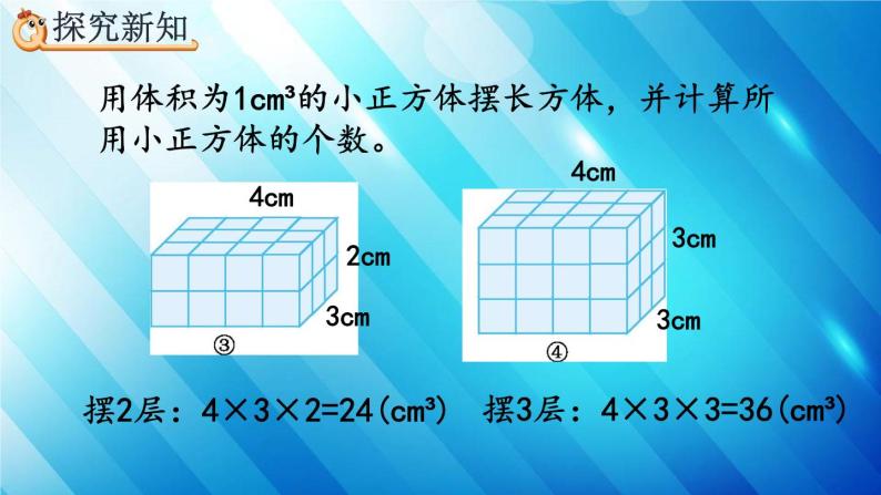 人教版数学五年级下册 3.3.2 长方体、正方体体积公式的推导 精编课件06