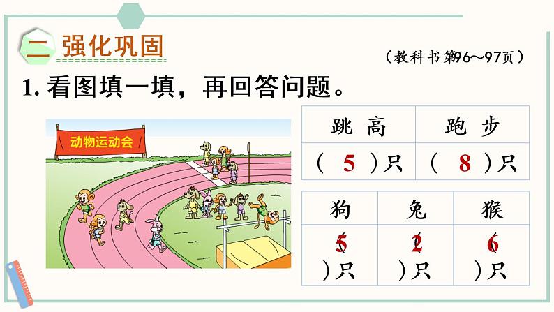 小学数学苏教版二年级下八 数据的收集和整理(一)练习十课件(13张PPT)第4页