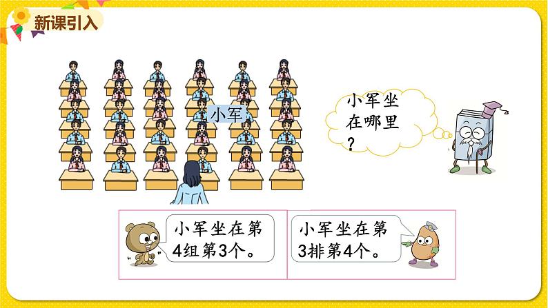苏教版四年级下册第八单元——第1课时 用数对表示物体的位置(1)课件PPT第2页