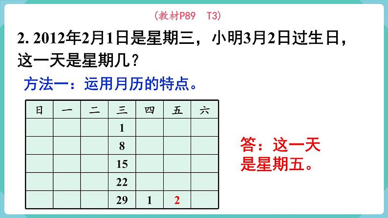 人教版数学三年级下册第六单元:第5课时 整理和复习课件PPT第6页