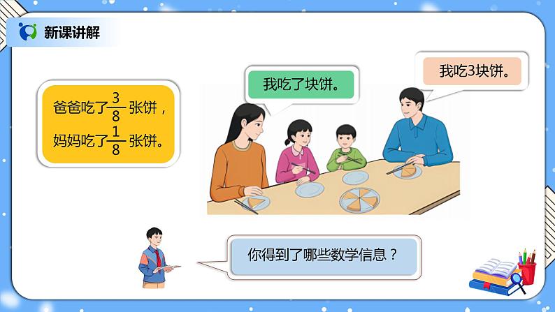 人教版小学数学五年级下册6.1《同分母分数加、减法》PPT课件(送教案+练习)03