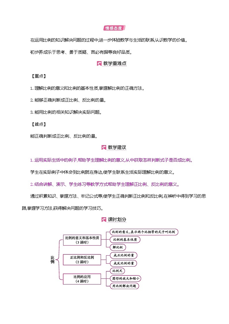 人教版数学六下4.1.1 比例的意义(教案)第2页