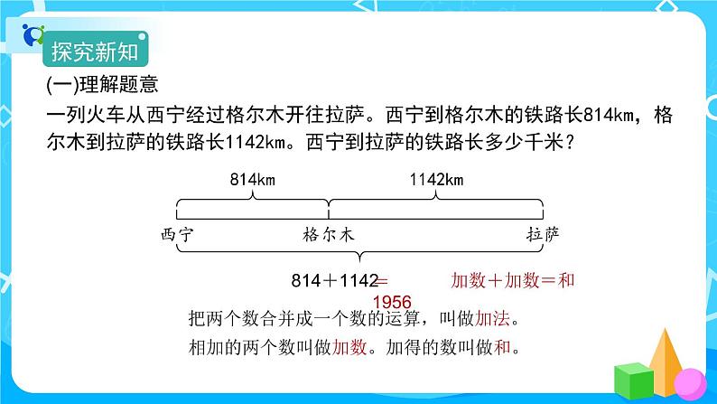 1.1《加、减法的意义和各部分间的关系》课件+教案+练习+导学案+备课方案05
