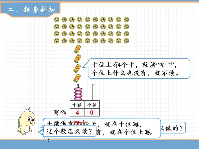 人教版数学一年级下第四单元 第3课时 读数和写数课件PPT05