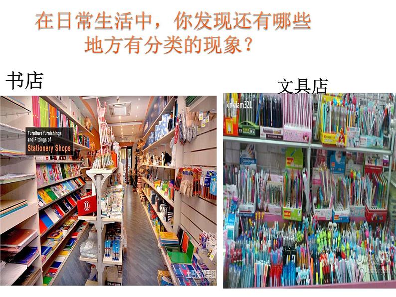 人教版小学数学一年级下册 三.分类与整理 课件03
