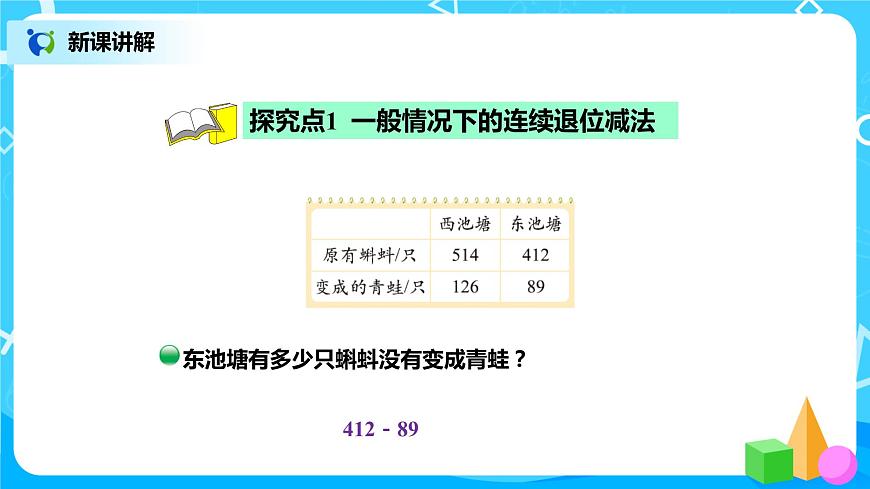 北師版小學(xué)數(shù)學(xué)二年級下冊5.5《小蝌蚪的成長》課件第3頁
