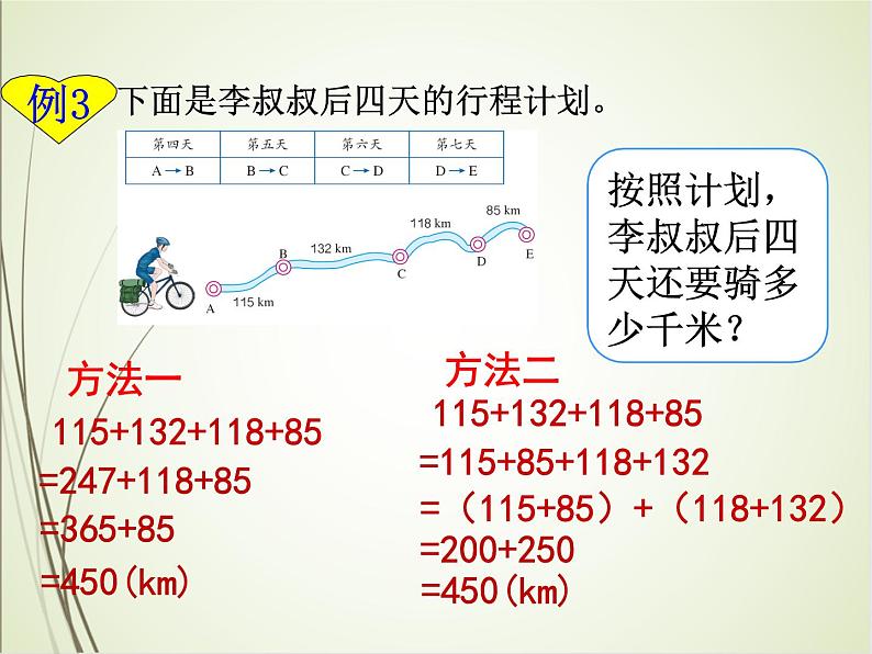 人教版数学四下3.1.2 加法运算定律的应用ppt课件+教案+同步练习07