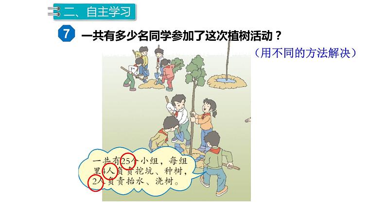 2021-2022学年人教版数学 四年级下册-3.2 乘法分配律 运用乘法分配律进行简便计算(课件)05