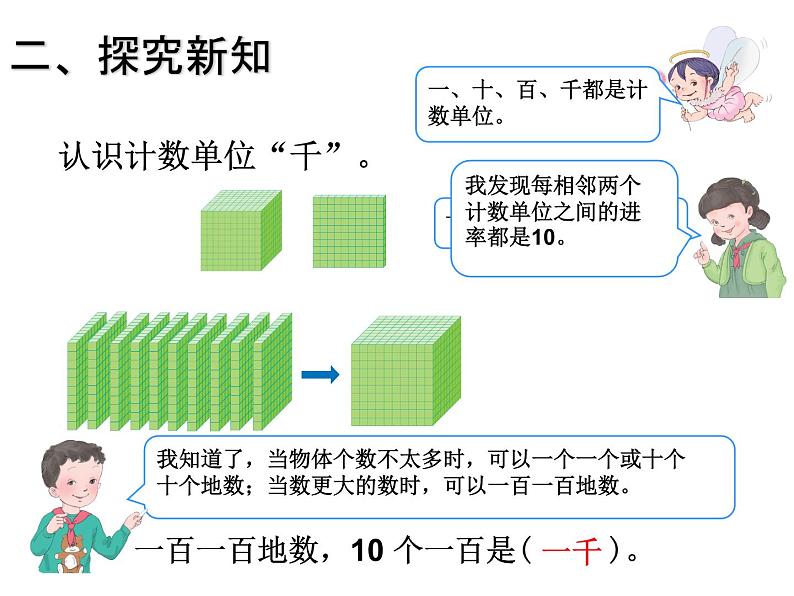 人教版小学数学二年级下册 七.万以内数的认识 1.1000以内数的认识 课件1第5页
