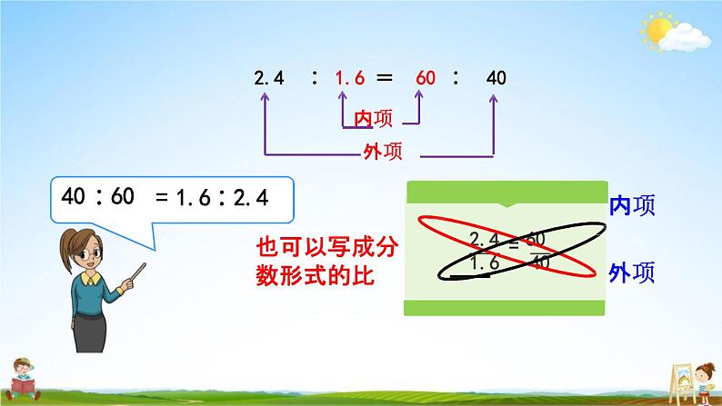 人教版六年级数学下册《4-1-2 比例的基本性质》教学课件PPT优秀公开课05