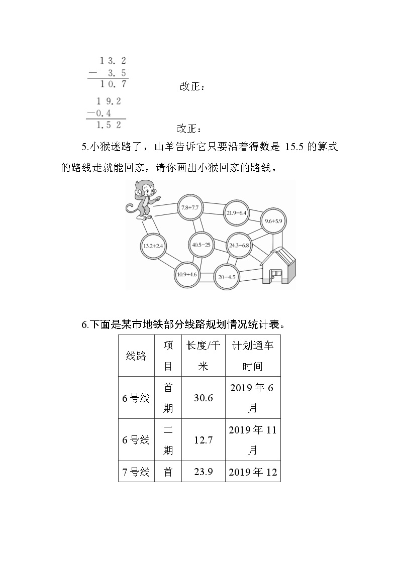 7.2《简单的小数加、减法》课件+教案+导学案+备课方案+练习02