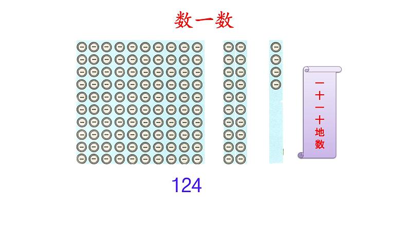 冀教版小学二年级数学 三.认识1000以内的数 课件第5页