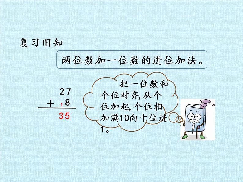 苏教版数学一年级下册 六 100以内的加法和减法(二) 复习(课件)03