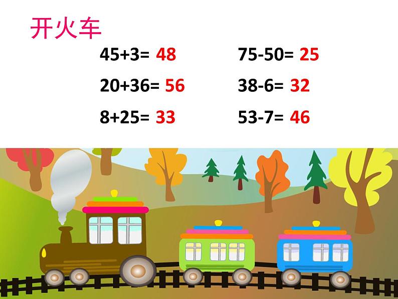苏教版数学一年级下册 三 100以内的加、减法(笔算)及其应用复习(课件)03