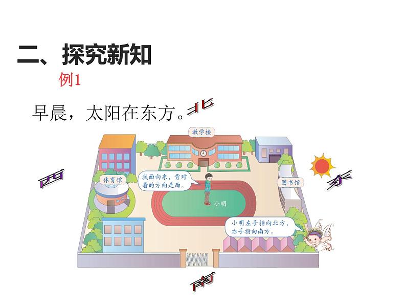 三年级下册数学课件 - 8 认识方向 北京版(共25张PPT)07