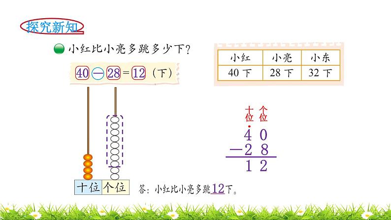 1下数学北师大精品课件第4课时 跳绳第3页