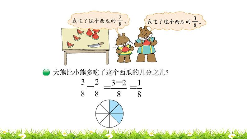 3下数学北师大精品课件第4课时 吃西瓜04