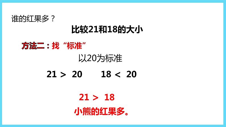 1下数学北师大精品课件4 谁的红果多第6页