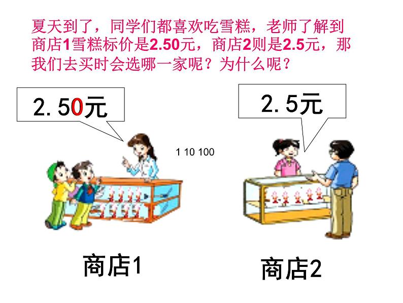 人教版小学数学四年级下册 四.小数的意义和性质 3.小数的性质 课件02