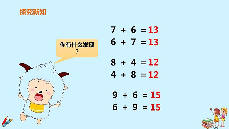 一年级上册数学教学课件 第八单元《8、7、6加几》第3课时人教版 12张第4页